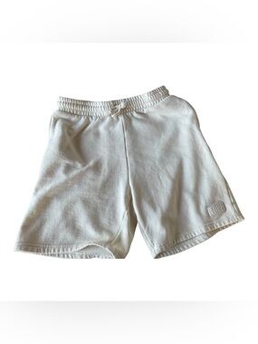 Zoo York Cream Sweat Shorts Elastic Waist Drawstring Size M